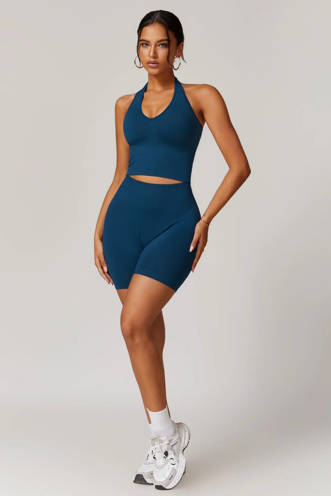 Chloe Halterneck Top – Royal Blue