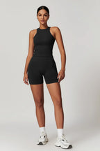 Chloe Racer Top – Black
