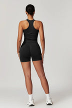 Chloe Racer Top – Black