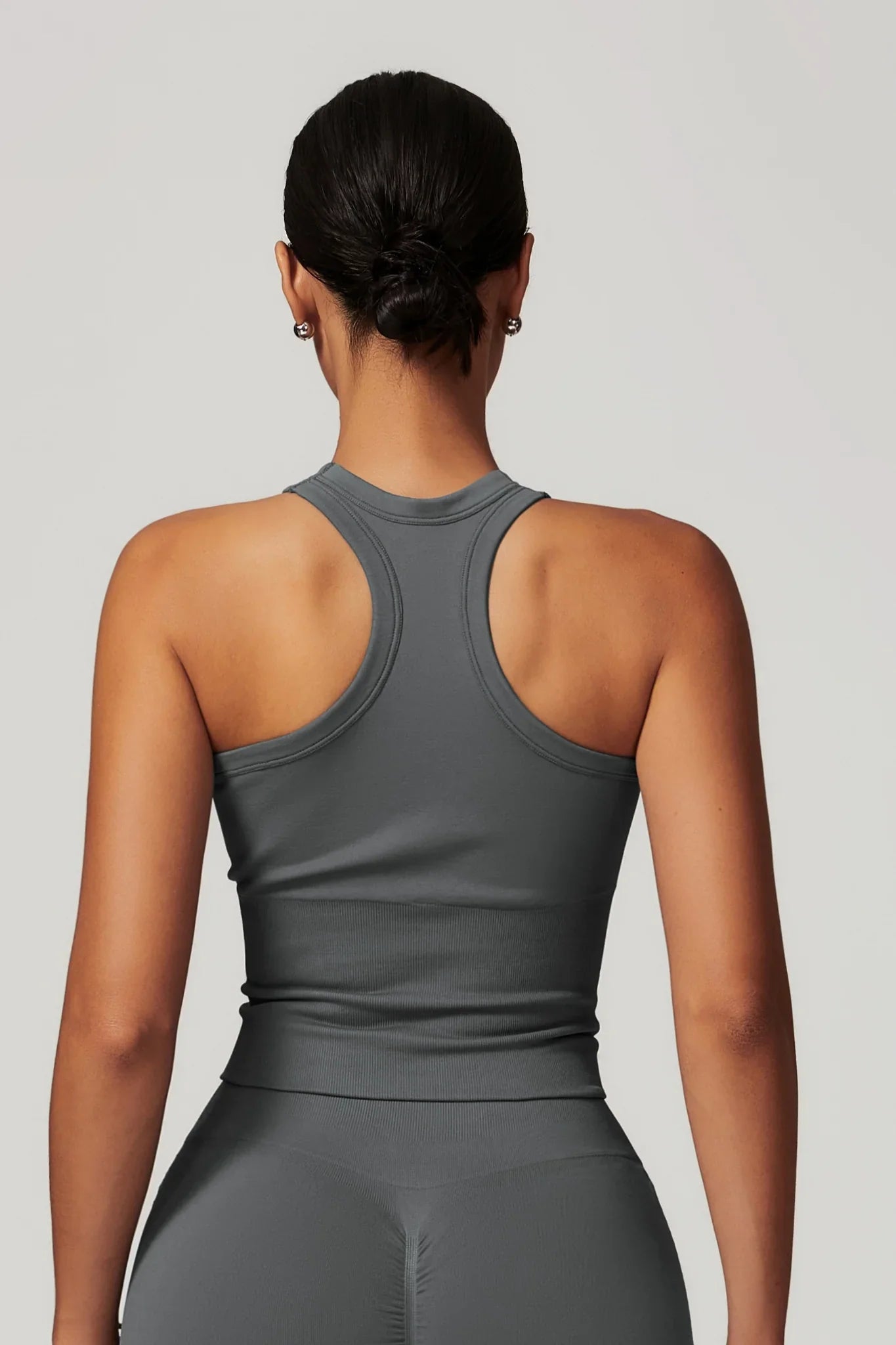 Chloe Racer Top – Graphite