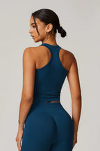 Chloe Racer Top – Blu Royal