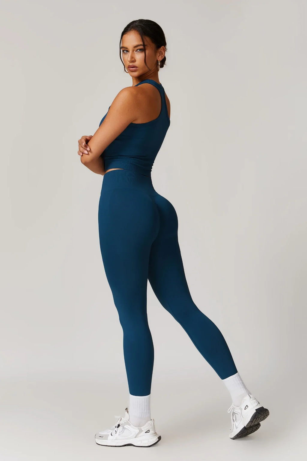 Chloe Racer Top – Blu Royal