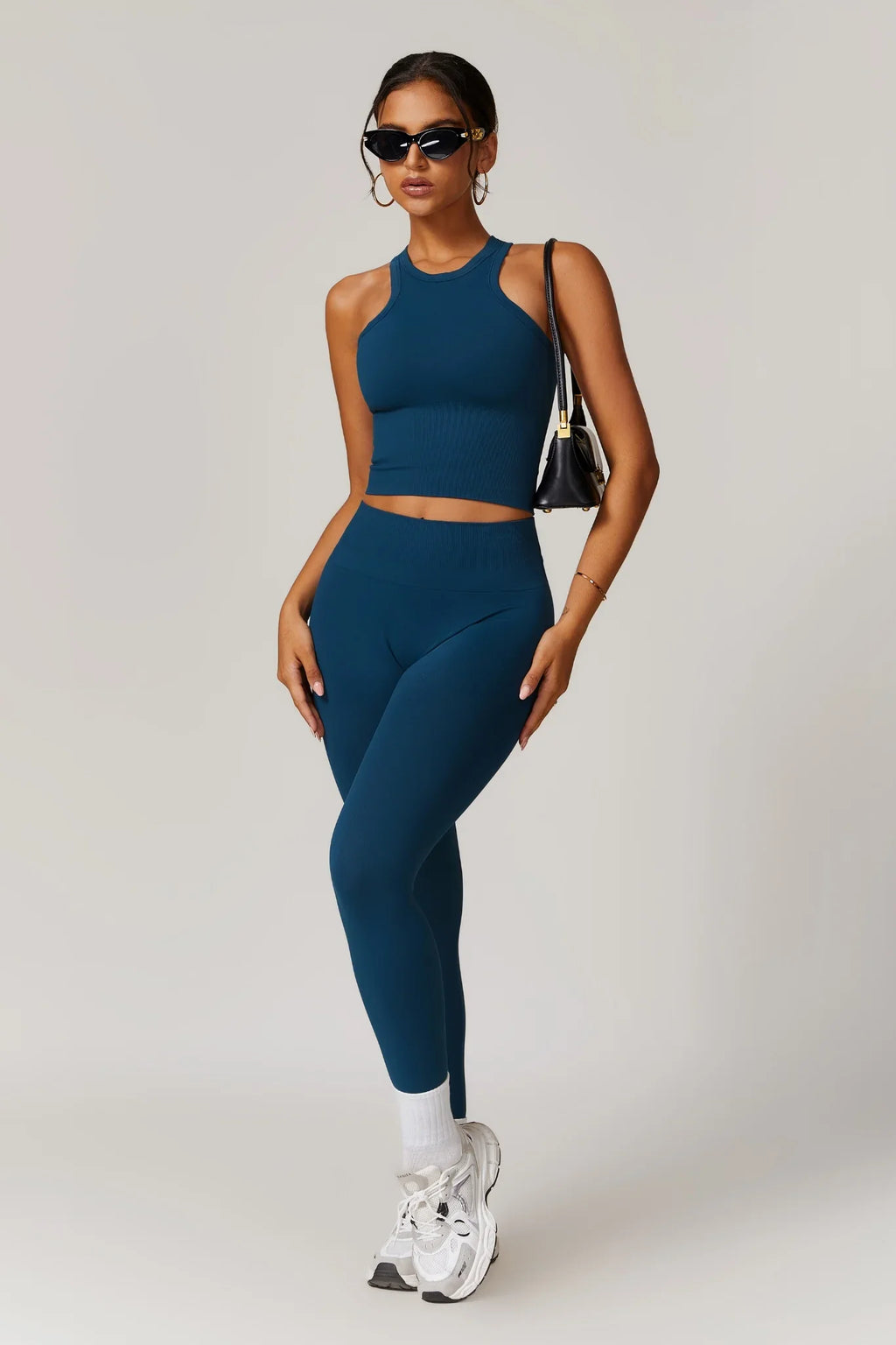 Chloe Racer Top – Blu Royal