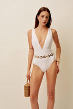 Pure Deep-V Swimsuit