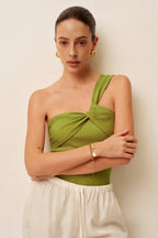 Olive Texture Swimsuit
