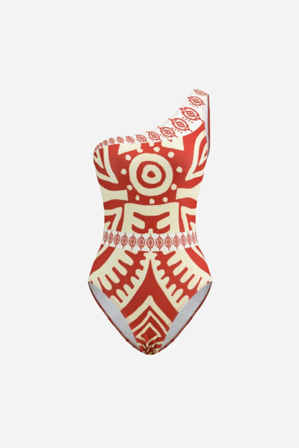 Coral Tribal Swimsuit