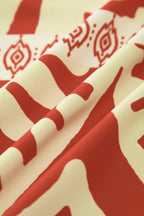 Coral Tribal Swimsuit