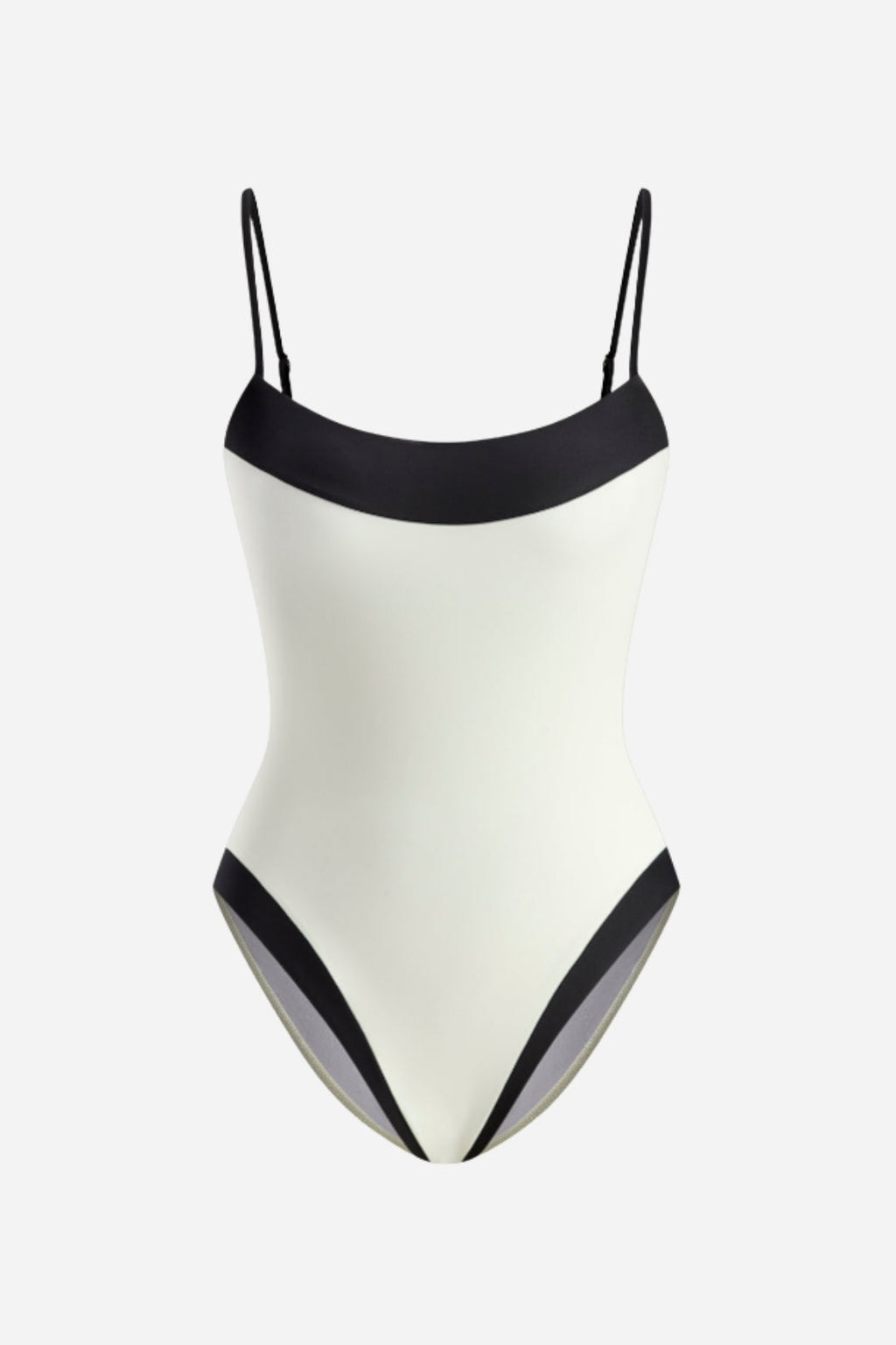Ivory Contrast Swimsuit