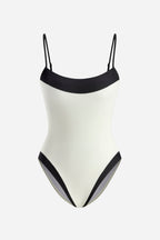 Ivory Contrast Swimsuit
