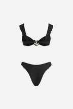 Black Bikini Gold Detail