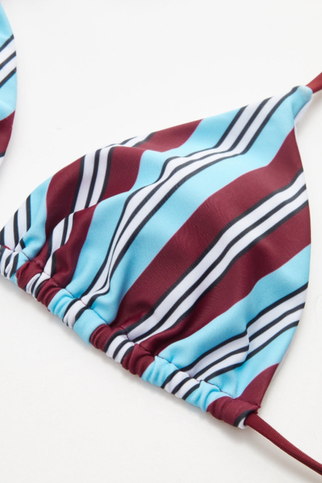 Multicolor Striped Bikini