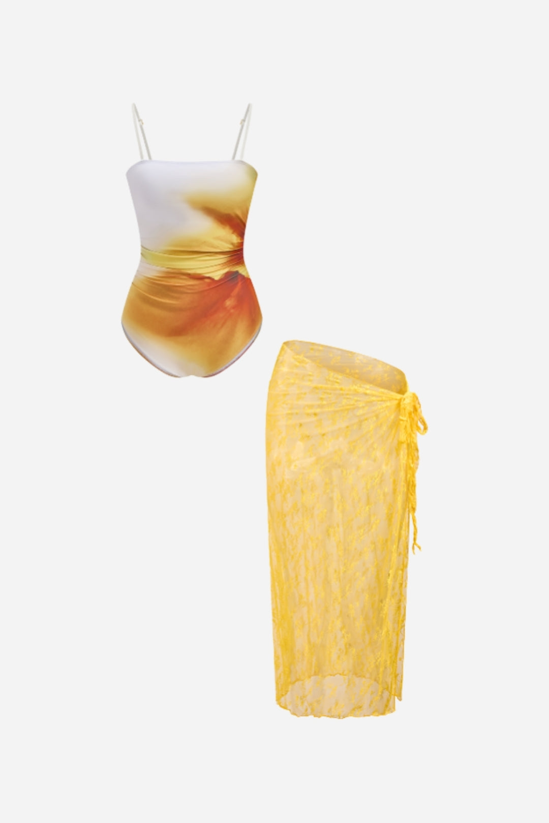 Sun Glow Swimsuit & Pareo Set