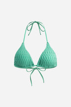 Textured Green Bikini