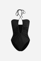 Mocha Draped Swimsuit