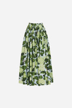 Green Floral Swimsuit & Sarong