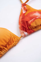 Orange Gradient Bikini & Sarong