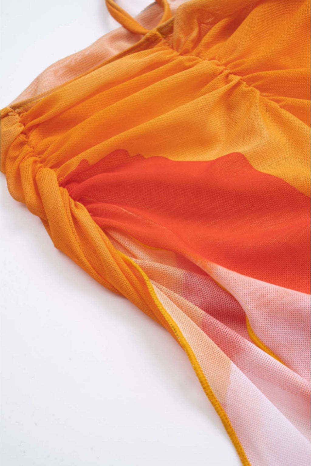 Orange Gradient Bikini & Sarong