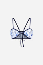 Printed Blue Bikini