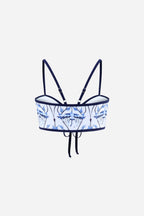 Printed Blue Bikini