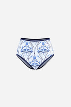 Printed Blue Bikini