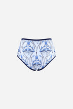 Printed Blue Bikini