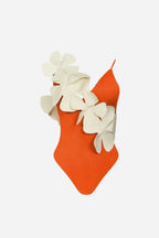 Floral Swimsuit & Sarong