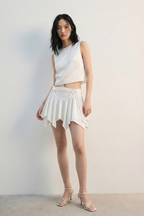 Şeffaf Katmanlı Mini Etek 