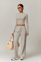 Rose Turtleneck Top – Sabbia