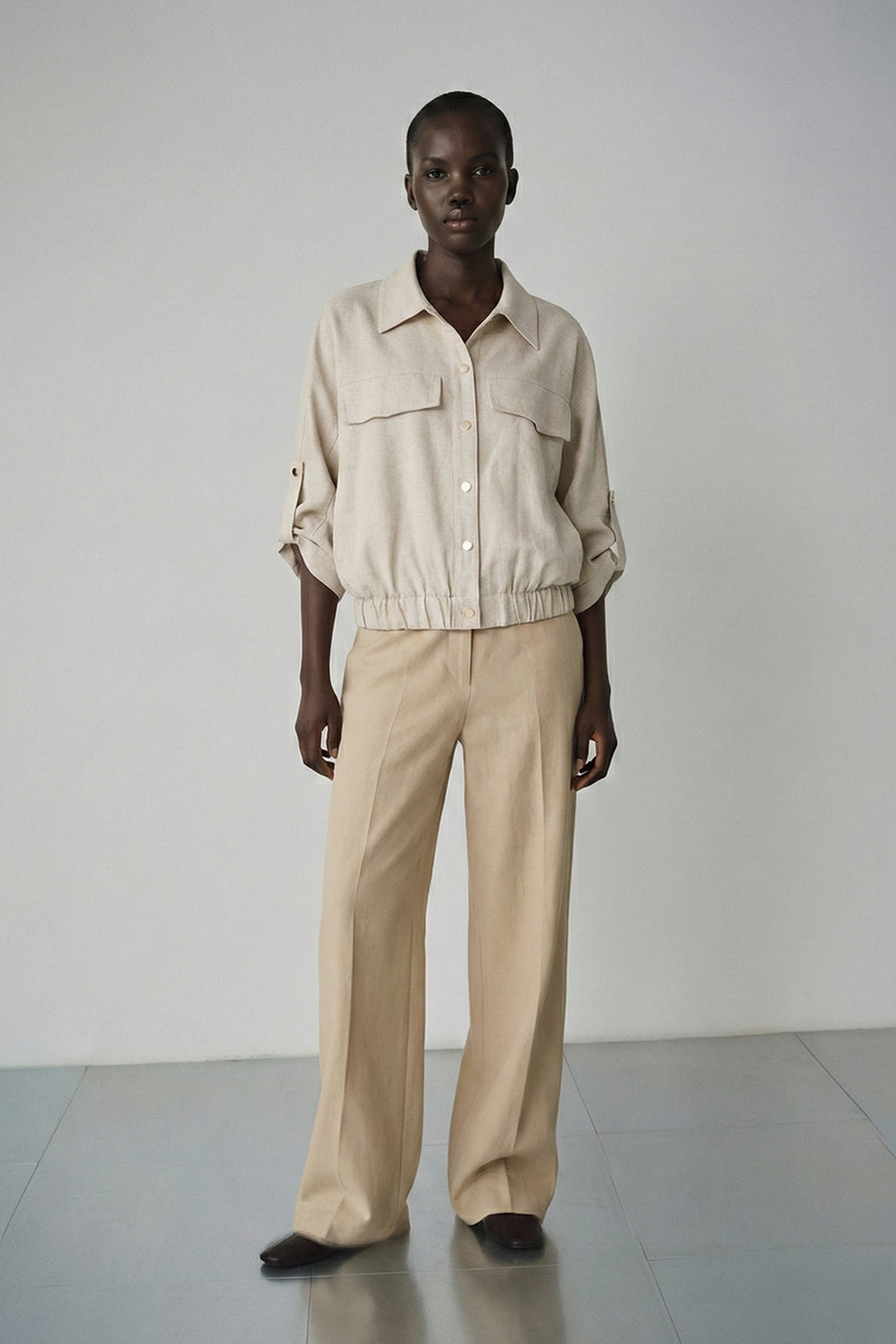 Kullanışlı Düğmeli Ceket 