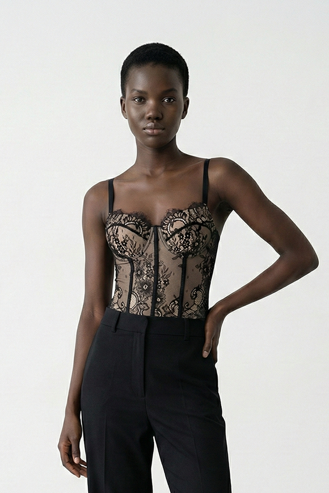 Dantelli Büstiyer Üst 