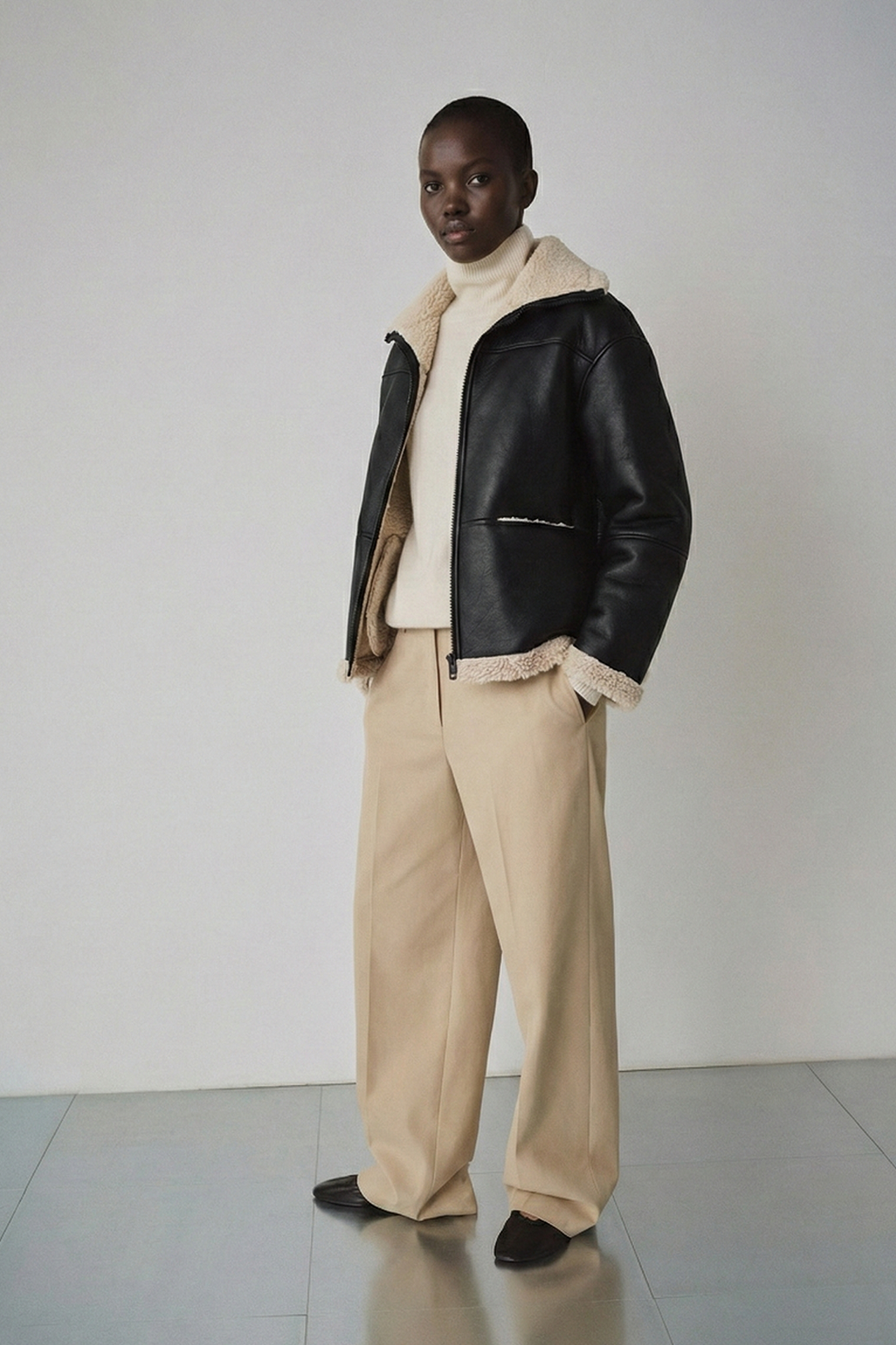 Kürk astarlı ceket 