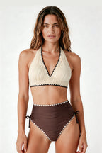 Textured Halter Bikini