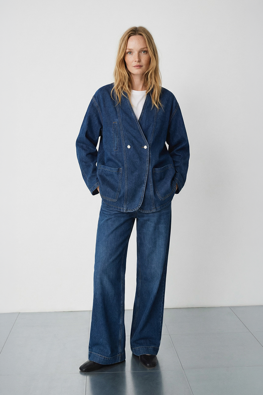 Kot Kumaştan Sarma Ceket 