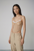 Şeffaf Büstiyer Üst 