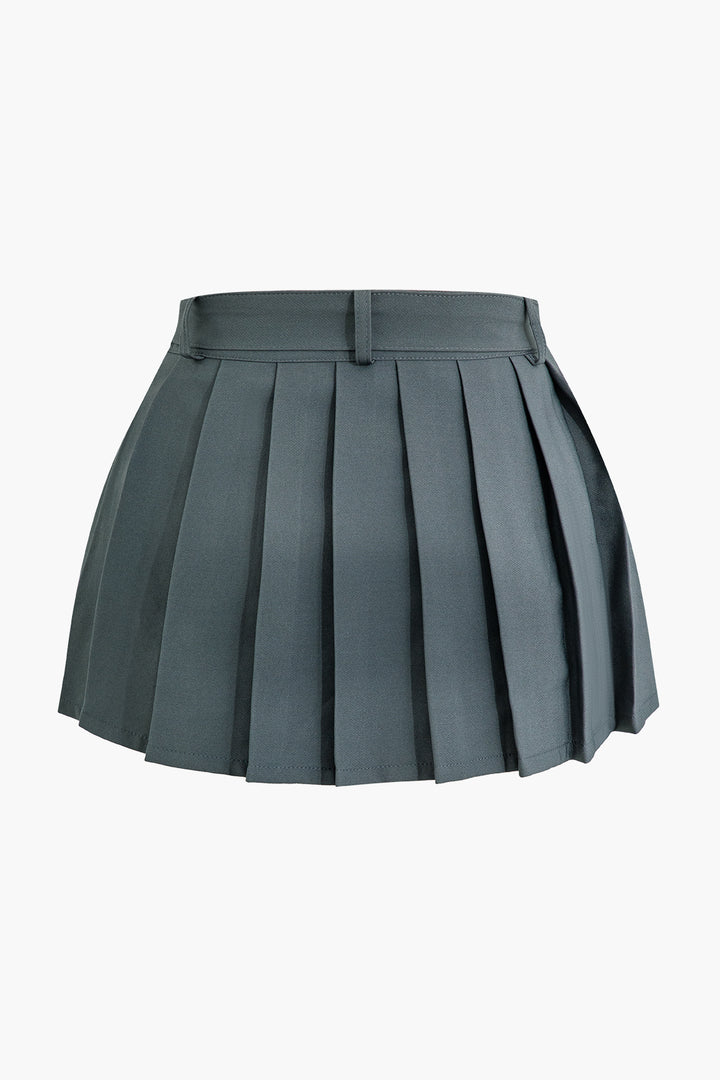 Buckle Layer Skirt