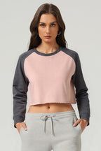 Bo Boxy Cropped Long Sleeve Top