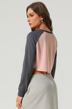Bo Boxy Cropped Long Sleeve Top