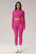 Ayla Cropped Jacket & Leggings Set