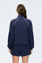 Women's quick-drying and breathable coat and shorts set