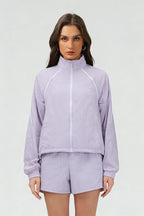 Women's quick-drying and breathable coat and shorts set