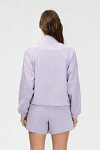 Women's quick-drying and breathable coat and shorts set