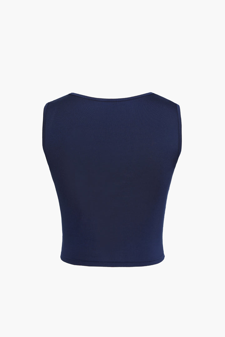 Square Neck Crop