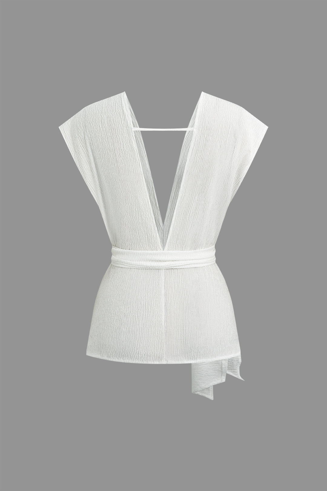 Flow Belted Blouse &amp; Palazzo Trouser Set