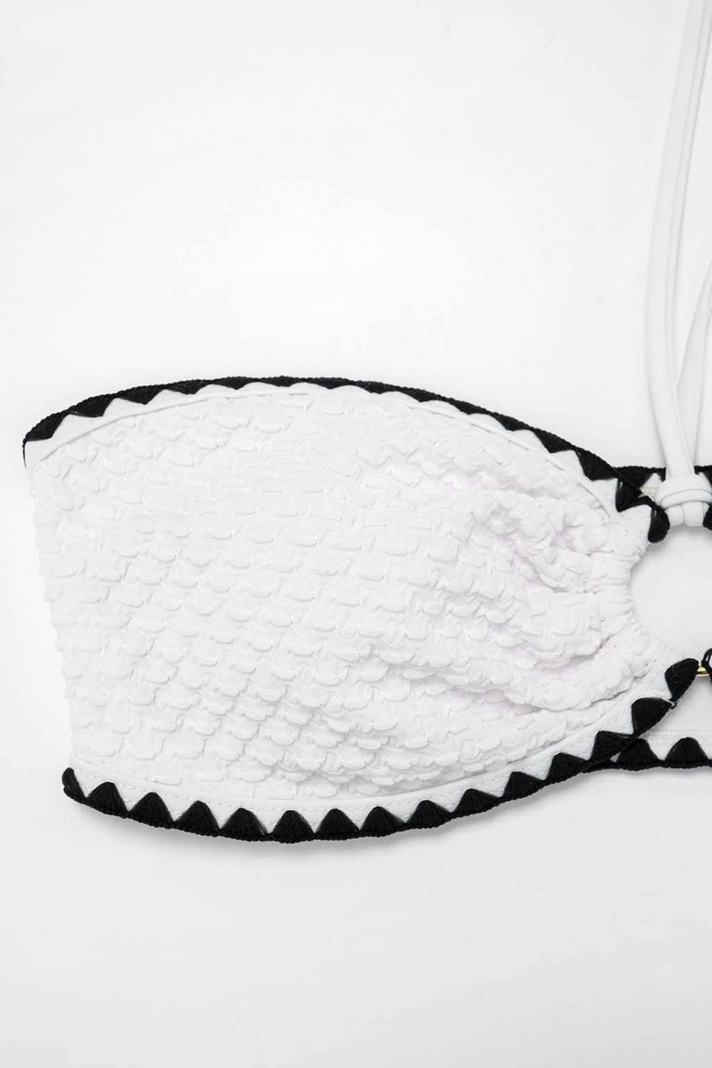 Ivory Edge Contrast Bikini Set