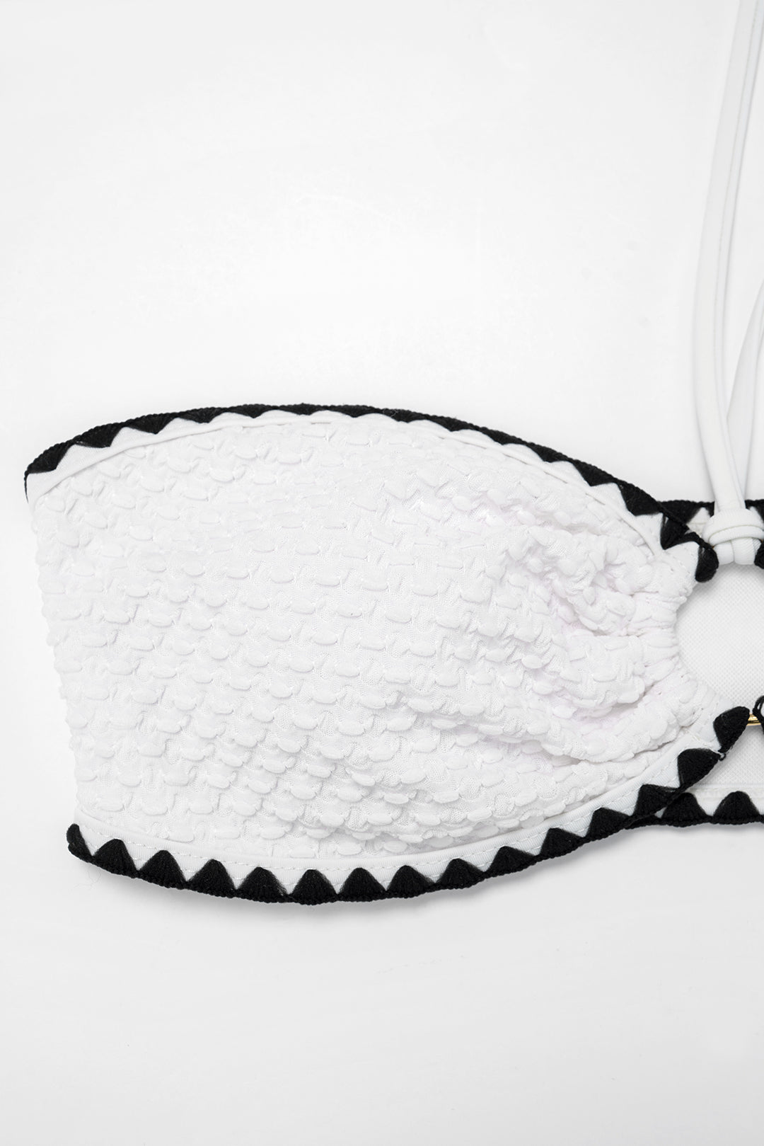 Ivory Edge Contrast Bikini Set