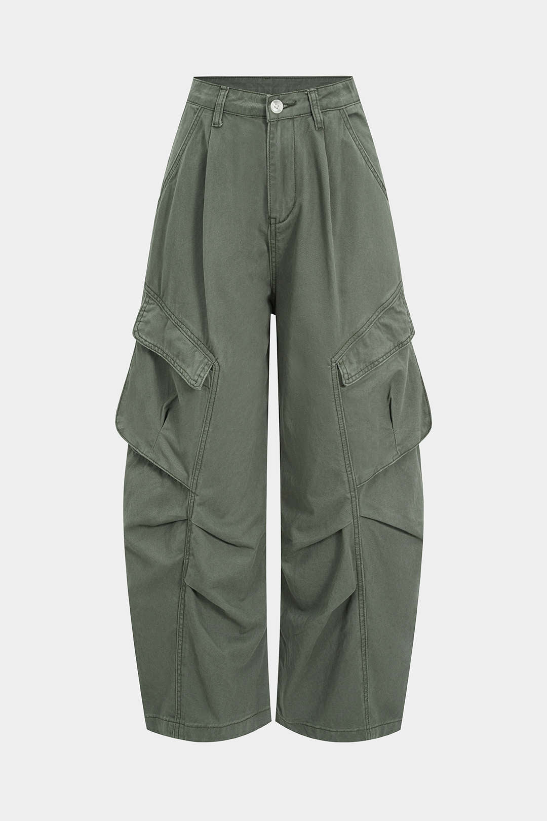 Kullanışlı Kargo Geniş Paçalı Pantolon