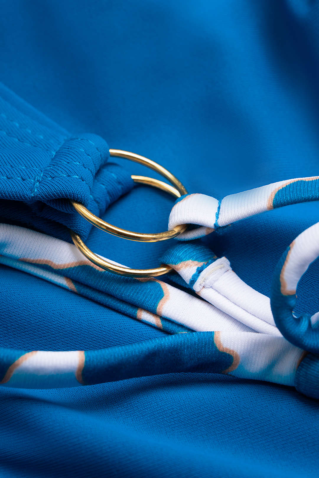 Blue Triangle Bikini