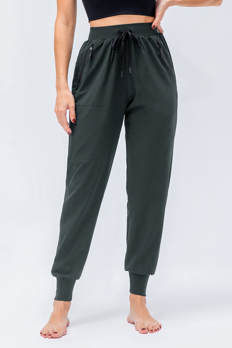 High-Waist Drawstring Jogger