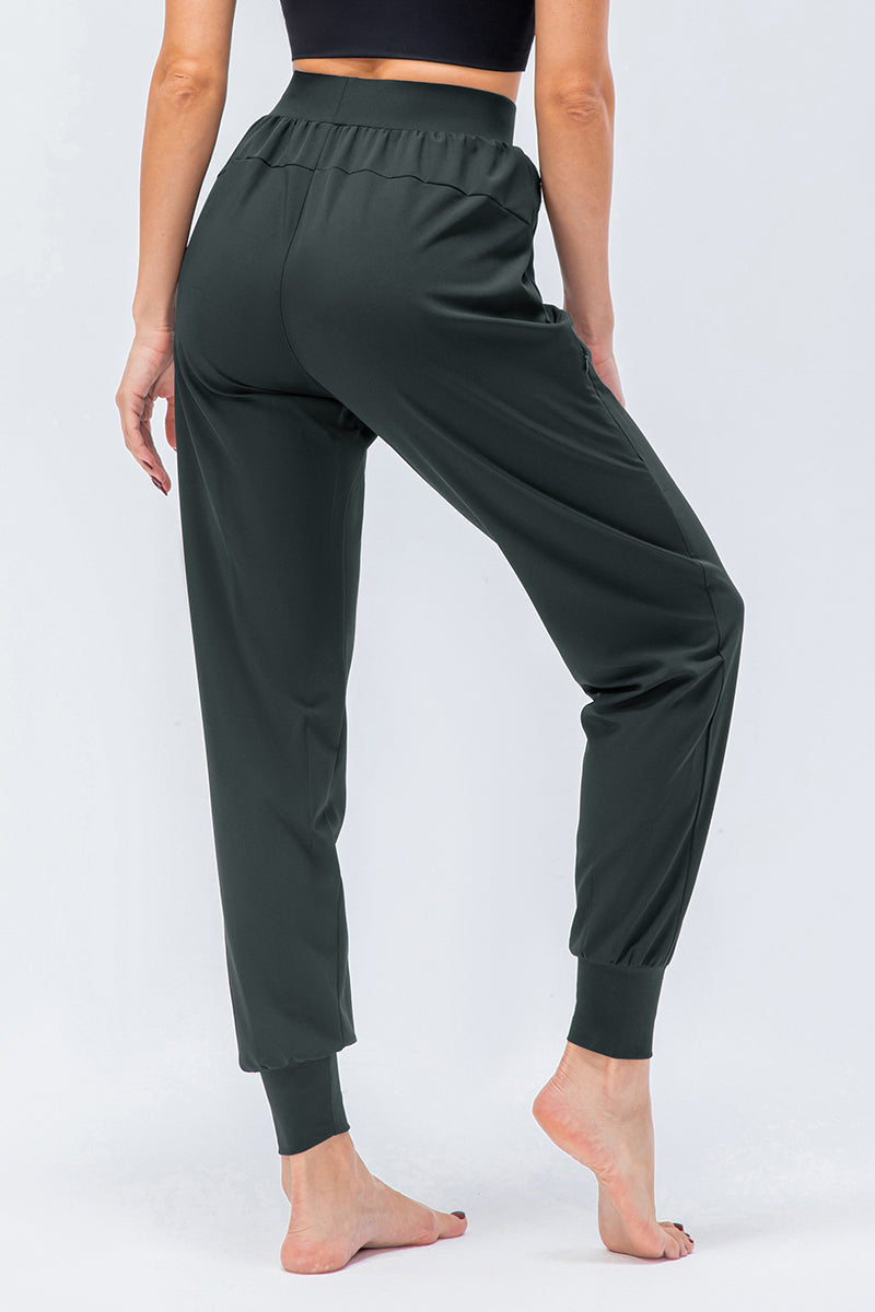 High-Waist Drawstring Jogger