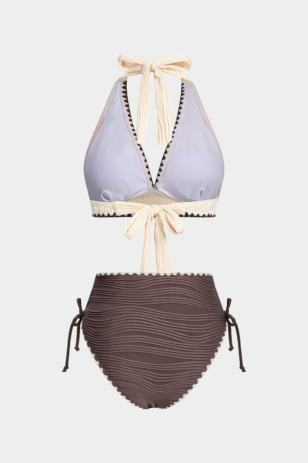 Textured Halter Bikini